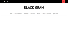 Tablet Screenshot of blackgram.com